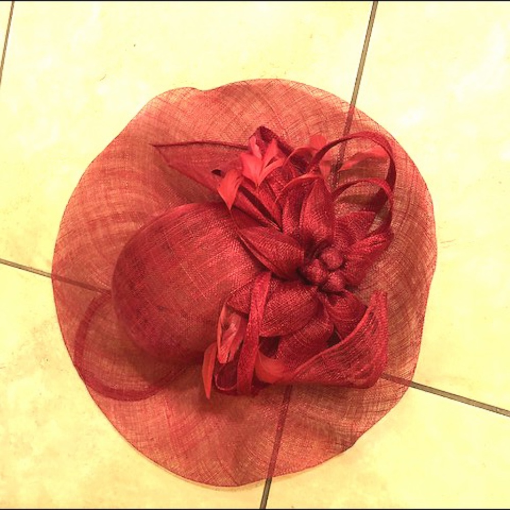 Red Kate Landry Church or Derby Sun Hat